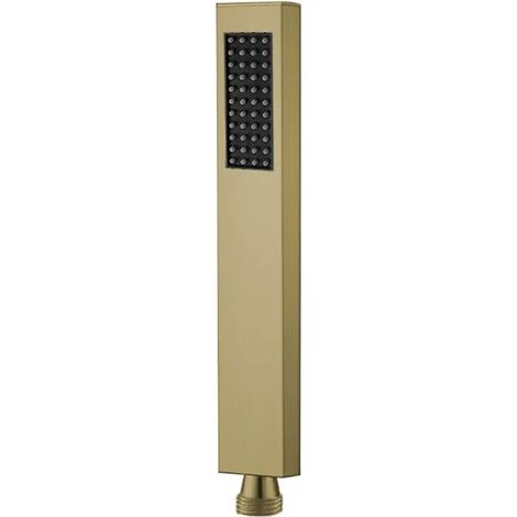 Handbrausekopf, luxuriöser, einfunktionaler Hochdruck-Handbrausekopf, Gold (1/4)