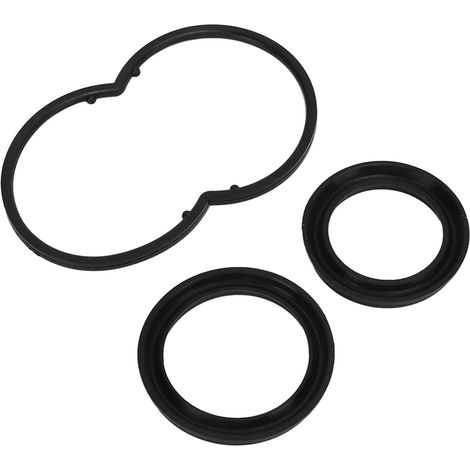 3-teiliger Hydraulikverstärker-Reparatursatz, schwarze Gummidichtung, Ersatzdichtungssatz für Ford (1/5)