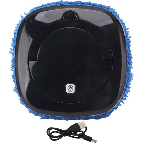 Eosnow Automatic Floor Cleaning Robot with Water Tank Emptying and Mop Cleaning, Black (1/5)