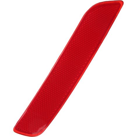 Feu arrière de pare-chocs, catadioptre rouge, verre lisse, résistant à l'eau, pour BMW X5 Diesel SUV 40 D 2013, gauche/63147847591 (1/5)