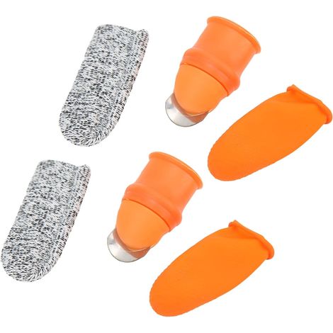 Jardinage Silicone Couteau à Couteau à Légumes Picking Knife Tool avec Protecteur des Doigts pour Avoir Cueilli la Plupart des Fruits et Légumes (1/4)