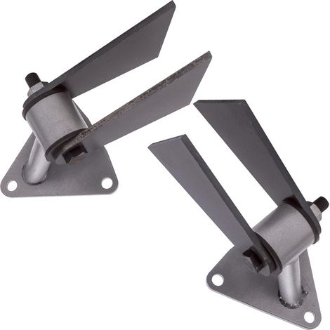 Motorhalterungssatz für Chevy-Motoren Großer kleiner Block BBC SBC 350 396 454Paar Motor Motorhalterung Kit für Chevy 350 396 454 BBC SBC Schwarz Silber