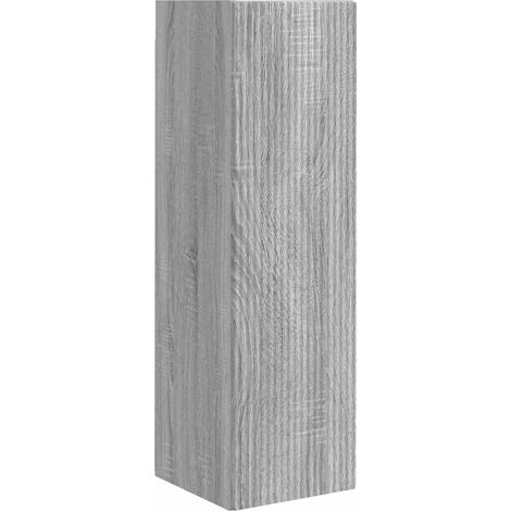 Mueble TV mural moderno minimalista ahorra espacio 30 x 31 x 100 cm de madera contrachapada gris sonoma 020054997 (1/5)