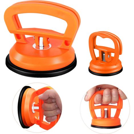 Kit de débosselage voiture 2 pièces, outil de réparation de bosses pour carrosserie, verre et surfaces (1/4)