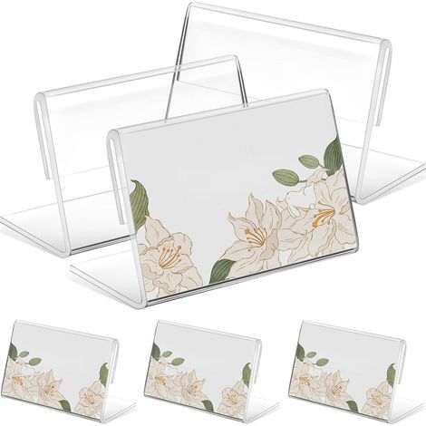 porte étiquettes en acrylique pour produits alimentaires au