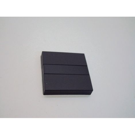 Touche simple pour bouton-poussoir à 2 contacts avec récepteur IR, Anthracite NIKO 122-00022