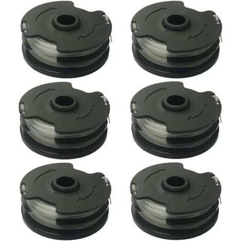 Bobine de fil pour Parkside PRTA 20-Li A1 / B2 / C3 Bobines de Fil de Rechange pour débroussailleuse sans fil LIDL Parkside PRTA 20-Li A1 / B2 / C3, PRT 300 A1, PRT 550 A1 / A3 (6pcs) (1/5)