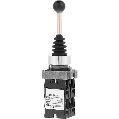 Interrupteur de joystick, manettes de jeu, interrupteur à ressort de retour à 4 positions, interrupteur industriel de remplacement noir (1/5)