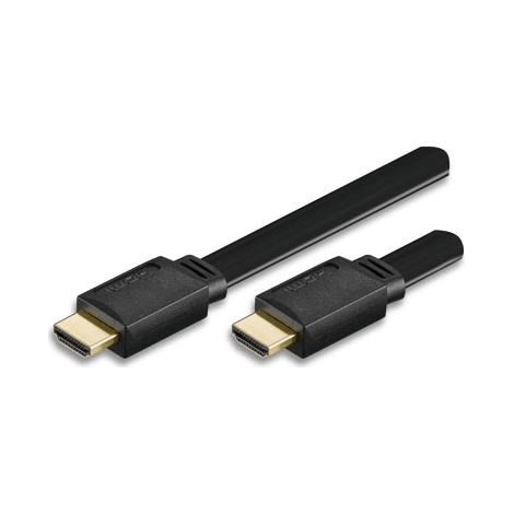 MANHATTAN Cavo HDMI High Speed con ethernet piatto 5 mt