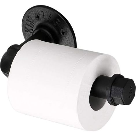Wandmontierter Toilettenpapierhalter – Vintage- und Industriestil – Badezimmeraccessoire (1/5)