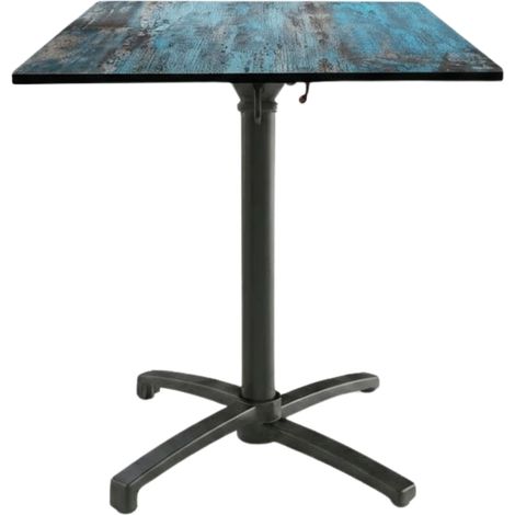Table Pliable 59x59 cm plateau Compact modèle TABLE ASTER COMPACT pied T-One (1/3)