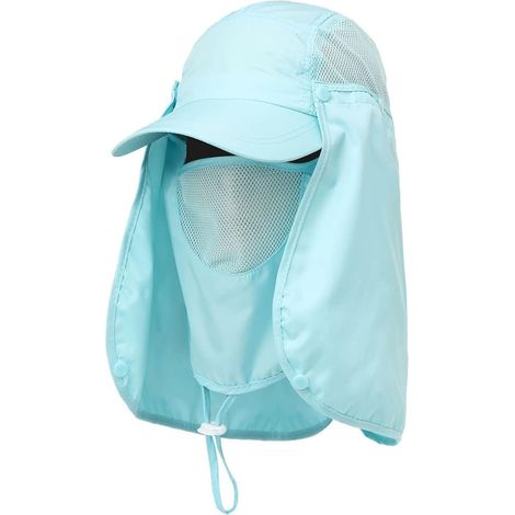 Casquette de Protection Anti-UV UPF 50+ à Rabat Hommes Femmes Chapeaux de Soleil pour l'Extérieur Pêche Randonnée (1/4)