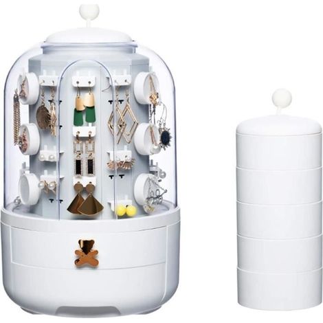 Schmuckständer – Drehbarer Organizer – 39 Haken – 5 Ebenen – Robust und praktisch (1/4)