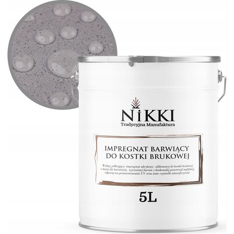 Pittura per calcestruzzo, lastre di pavimentazione, mattoni, 5 l, agente impregnante, grigio, 7045 (1/5)