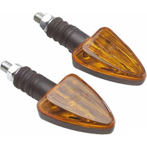 Blinker tun'r dreieck schwarz orange glas m8 zugelassen für