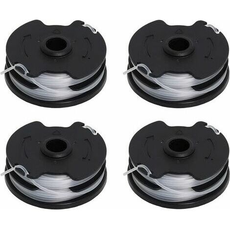 Bobines de rechange pour débroussailleuse sans fil PRTA 20-Li C3 IAN351753,Lot de 4,Superma,noir (1/5)