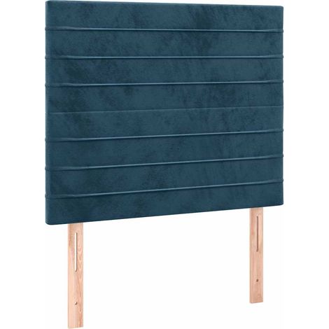 Maison Exclusive - Cabecero Terciopelo Azul Oscuro 100x5x118/128 (1/5)