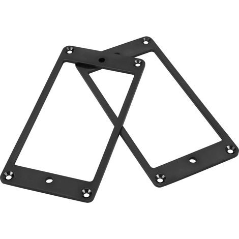 2 Pièces Cadre de Montage Plat pour Micro Guitare Électrique, Accessoires Noir pour Instrument (1/5)