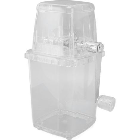 Broyeur à Glace Manuel Portable, Machine à Cônes de Neige Transparente pour Maison (1/5)