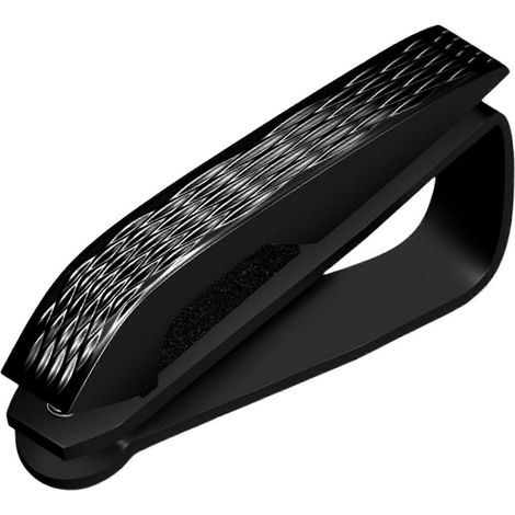 Porte-lunettes de vue, porte-lunettes, porte-reçu noir (1/5)