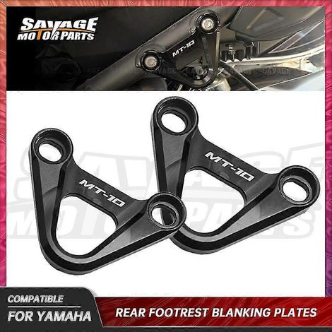 MT10 FZ10 2023 Abdeckplatten für hintere Fußrasten für Yamaha MT10 FZ10 MT FZ 10 2016-2020 Motorrad-Fußrastenhalterungshaken (1/4)