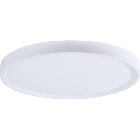 Plafonnier LED rond CCT 18W - IP40 - Blanc - Plafonnier LED rond CCT 18W - IP40 - Blanc (1/5)