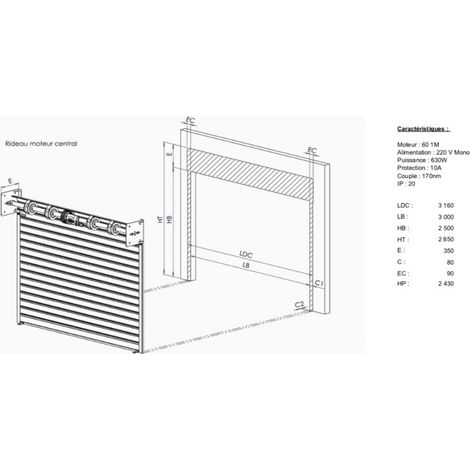 Rideau transparent L3mxH2.5m (1/5)