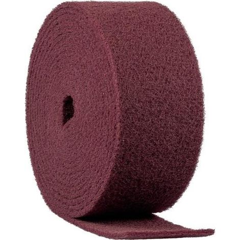 Rodillo de vellón abrasivo NRO 400 L.10m A.150mm fino marrón-rojizo KLINGSPOR (1/3)