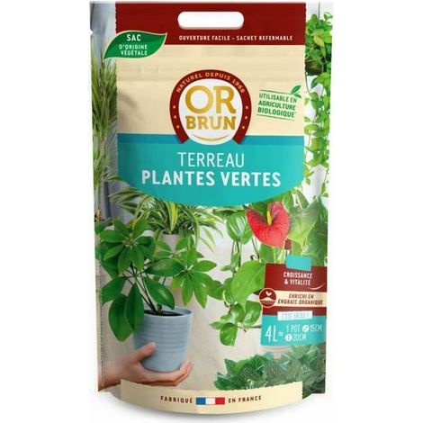 Terriccio or brun 4l fertilizzante organico confezione richiudibile