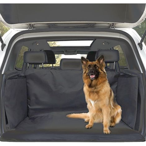 Protection Coffre Voiture Chien, Imperméable et Antidérapant Housse Voiture Chien avec Protection Latérale, Convient à la Plupart des SUV et Fourgonnettes, 155 x 104 cm (1/5)