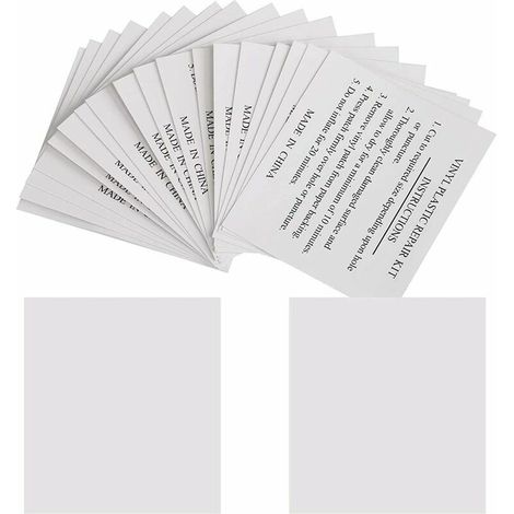Set of 20 Repair Patches 5.5 x 6.5 cm Repair Patch for Swimming Pools, Mattresses, Buoys, Inflatable Spas (1/5)