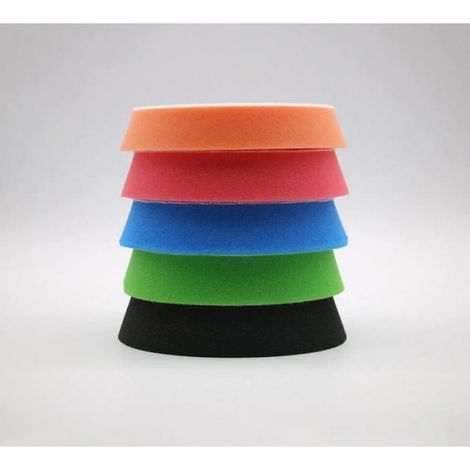 5 Tampons de polissage En Mousse 150mm 6 pouces Pour Perceuse (1/4)