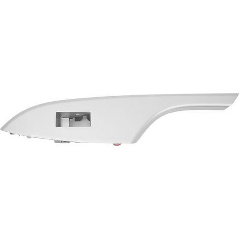 Fensterheber-Zierblende für Toyota Corolla (2007–2013), linke hintere Verkleidung, silberfarbener Aluminiumrahmen, Armlehnenabdeckung, Zubehör für Fensterheber (1/5)