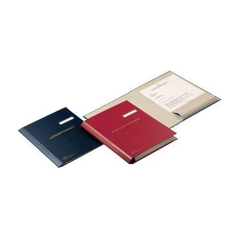 Fraschini Document Folder 601 Finta pelle Rosso 340 x 240 mm