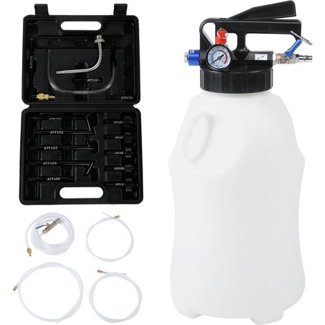 Distributeur d'huile de transmission pneumatique 10L, kit de vidange d'huile de boîte de vitesses, outil de remplissage automatique pour fluide de boîte. (1/5)