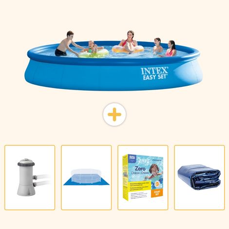 Intex Piscine Easy Set Ronde - 457x84 cm - 5-pièces S245 (1/5)