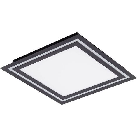 LED Deckenleuchte "Leicy" aus Metall dimmbar mit Fernbedienung für Wohnzimmer & Esszimmer von Lucande (1/5)