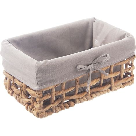 Cestino portaoggetti naturale 26,5x17x12,5 cm (1/5)