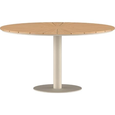 Croft Gartentisch Ø120cm beige.