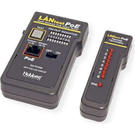 Triton 7611990141609 Tester PoE HOBBES Multired negro