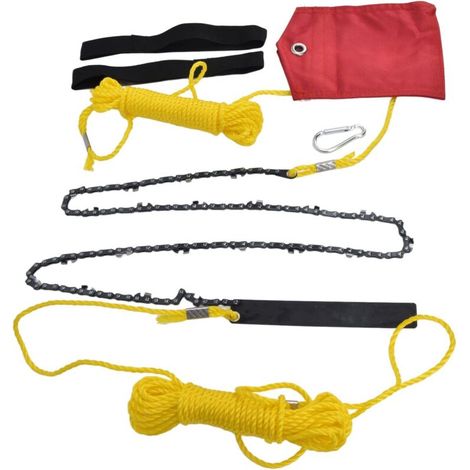 48 Inch Folding Rope Chainsaw, Efficient Handheld Rope Chainsaw with Double-Sided Teeth and Blades, Pocket Chainsaw (1/5)