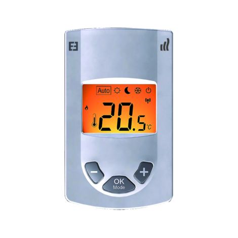 Régulateur de température numérique 868 MHz – FAWBR2RSDVNC050 – Plage 5-30 °C – Écran LCD rétro-éclairé – Compatible avec Touch E3 – Purmo