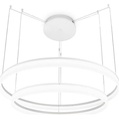 Leds-C4 GROK - Grand plafonnier LED intégré blanc