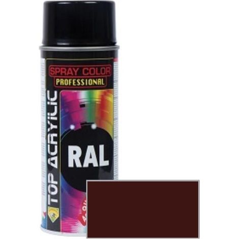 TOP ACRYLIC spray acrilic marron choc ral-8017 400ml , 0UNIDADES