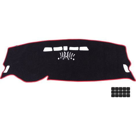 Tapis de Tableau de Bord pour Buick Regal 2009-2016, Protection Solaire Anti-UV, Couvre-Dashboard, Noir, Taille Universelle (1/5)