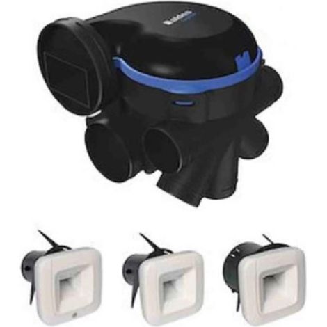Aldes – VMC simple flux hygroréglable silencieuse – Débit max 300m³/h – 3 bouches BDH pour cuisine, bain, WC – Rénovation jusqu'à 4 sanitaires
