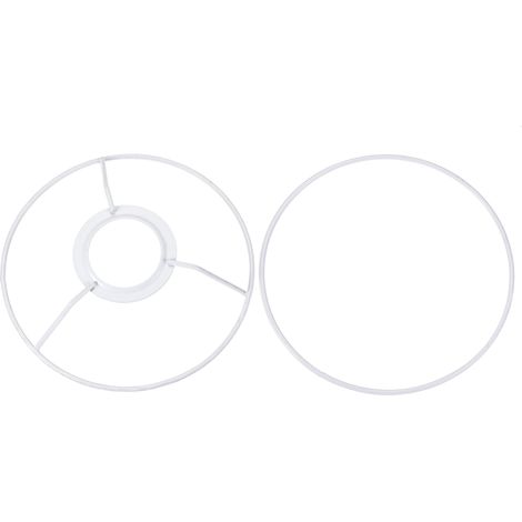 Abat jour Anneau 150 mm Diamètre Abat jour Support Cadre Anneau pour Lampe Prise Cuit Revêtement Fer 1 Ensemble 3 virgule 2 mm 31 mm 42 mm (1/4)