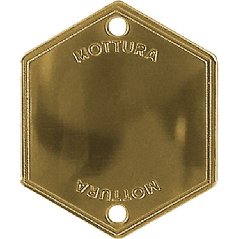 1PZ MOSTRINA COPRIFORO ART.95146 finitura bronzata