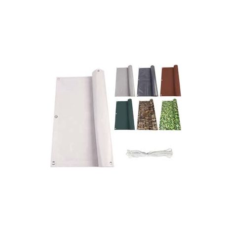 Stuoia Ombreggiante Pvc - mt.6x0,90h. colore bianco