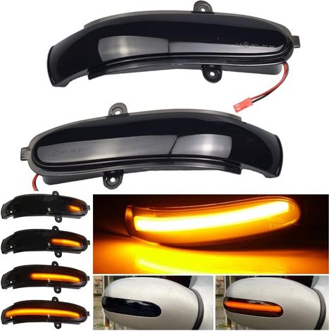 Clignotants LED pour rétroviseur Pour Mercedes-Benz Classe C W203 S203 CL203 2000-2007 (1/5)